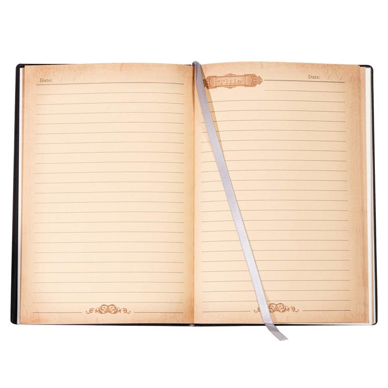 molshine A5 (5.5" x 8.3") Embossed Journals Vintage Notebook,Retro Bronze Diary,100 Sheets Paper,Hardcover Travel Notepad for Writing,Sketchbook,Gift,Decoration,Elephant(RedBronze) - Image 4